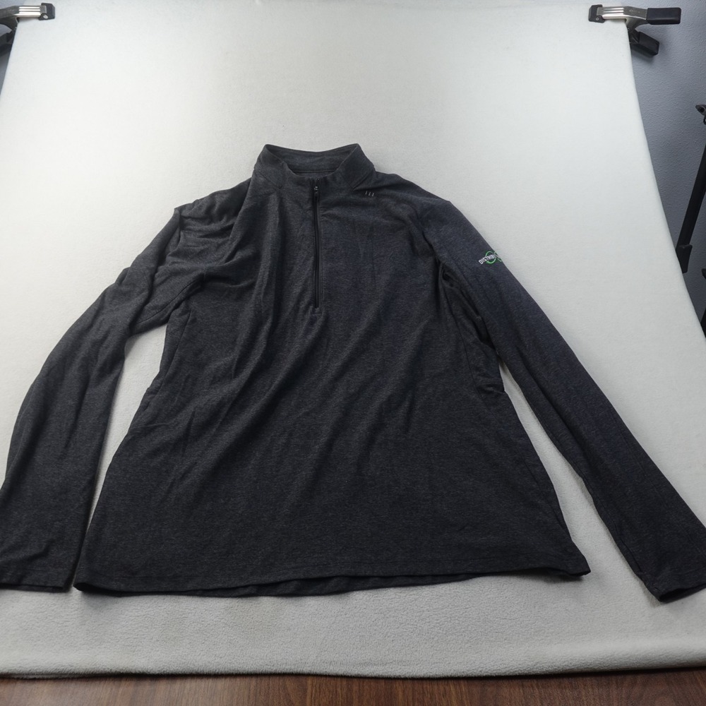 Lululemon Surge Warm Half Zip Mens XXL Gray Rulu Running Pullover LM3DBVS